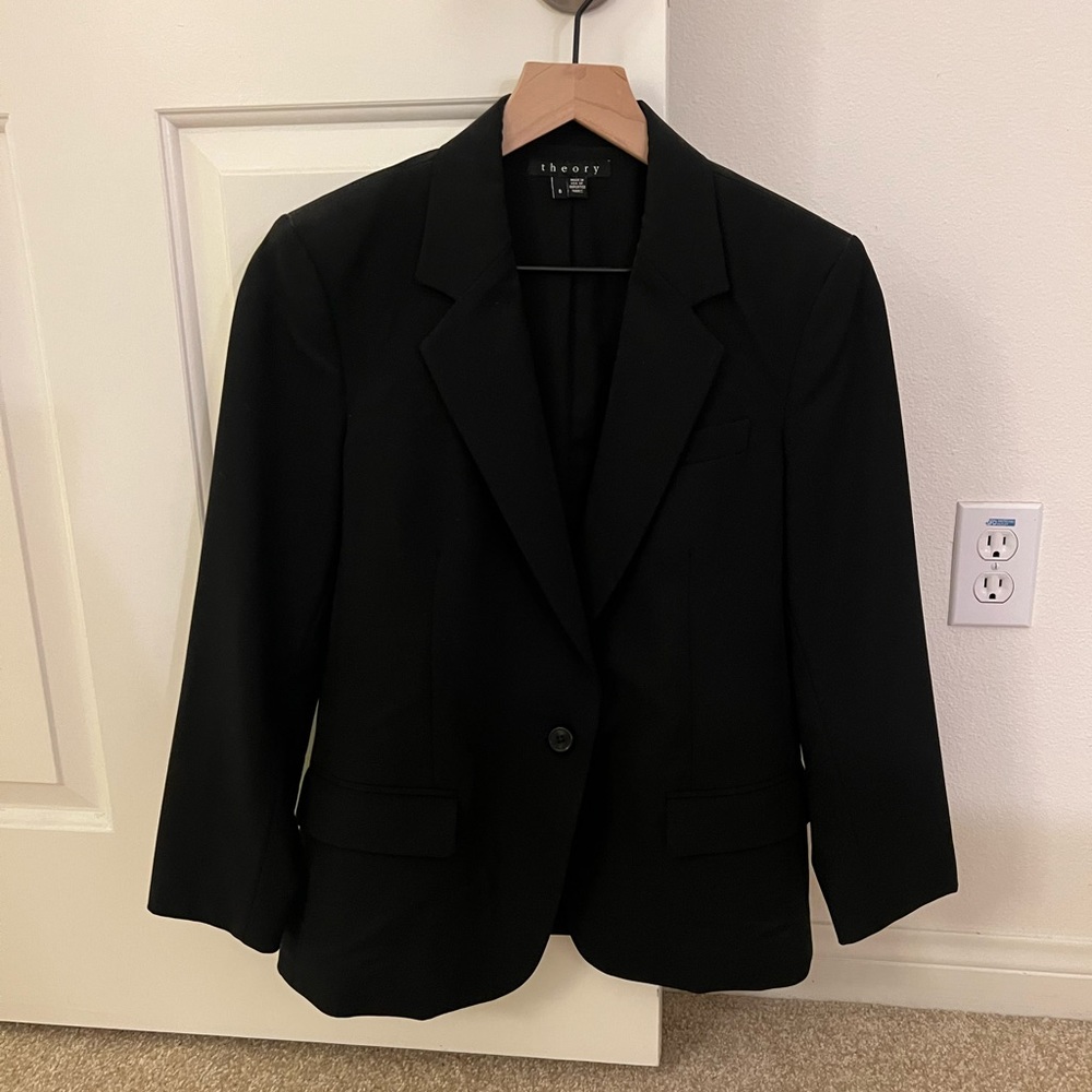 Theory Black Blazer
